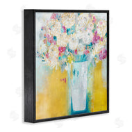 Jill Martin | Vibrant Carnations Yellow Abstract Florals