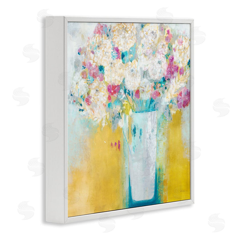 Jill Martin | Vibrant Carnations Yellow Abstract Florals