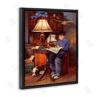 Jim Daly | Boy with Model Airplanes