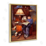 Jim Daly | Boy with Model Airplanes