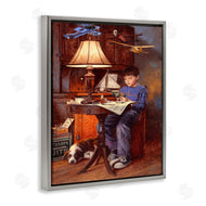 Jim Daly | Boy with Model Airplanes