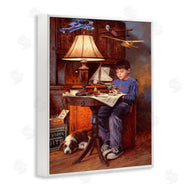 Jim Daly | Boy with Model Airplanes