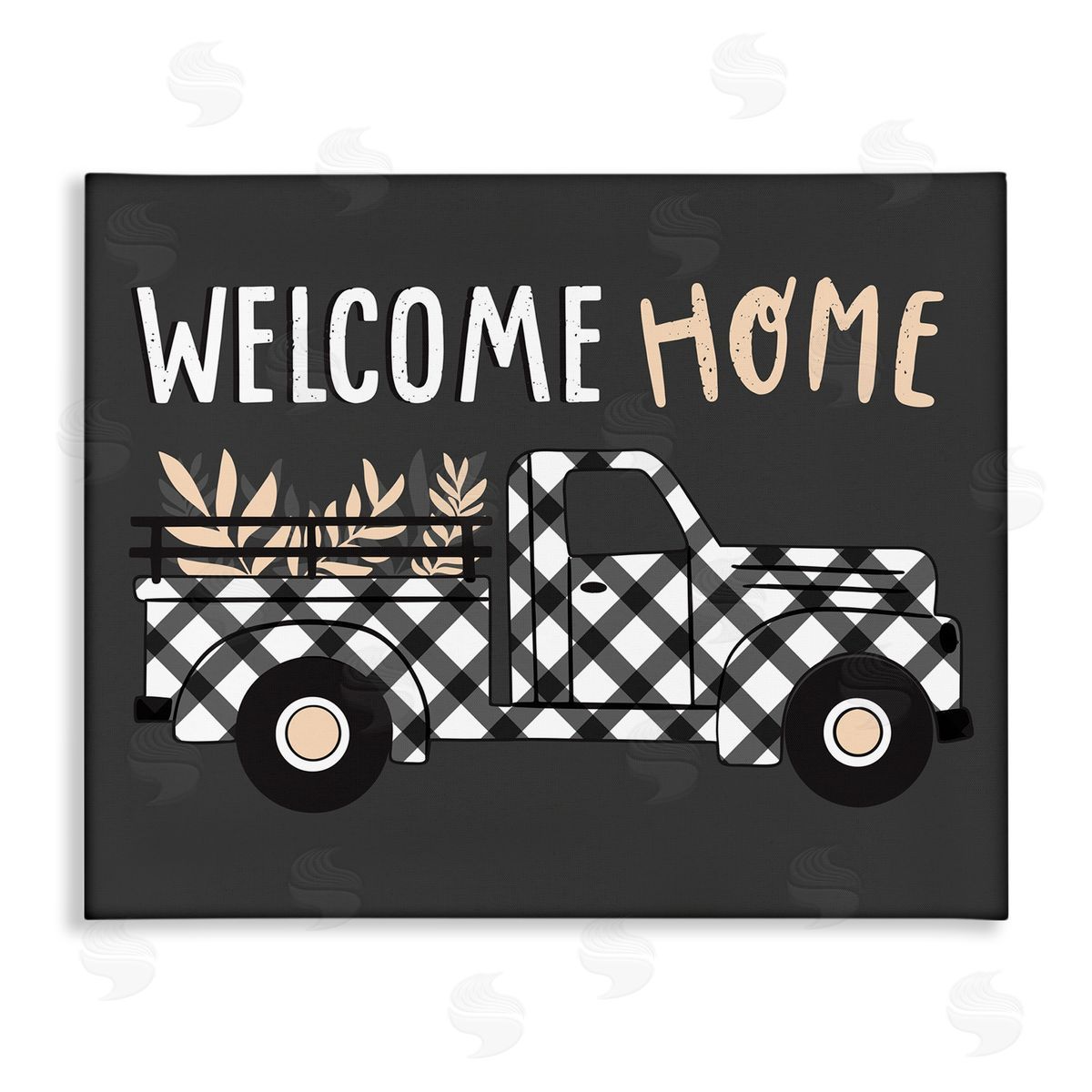 Arrolynn Weiderhold Autumn Harvest Truck Welcome Home  Canvas Wall Art