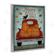 Beth Albert | Autumn Harvest Red Truck