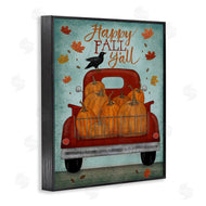 Beth Albert | Autumn Harvest Red Truck