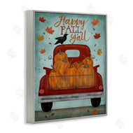Beth Albert | Autumn Harvest Red Truck