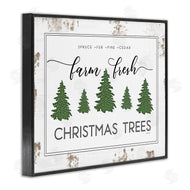 Jennifer Pugh | Farm Fresh Trees Christmas Sign
