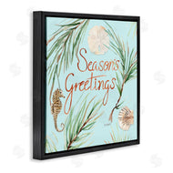 Melissa Hyatt | Season's Greetings Nautical Christmas Seahorse