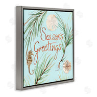 Melissa Hyatt | Season's Greetings Nautical Christmas Seahorse