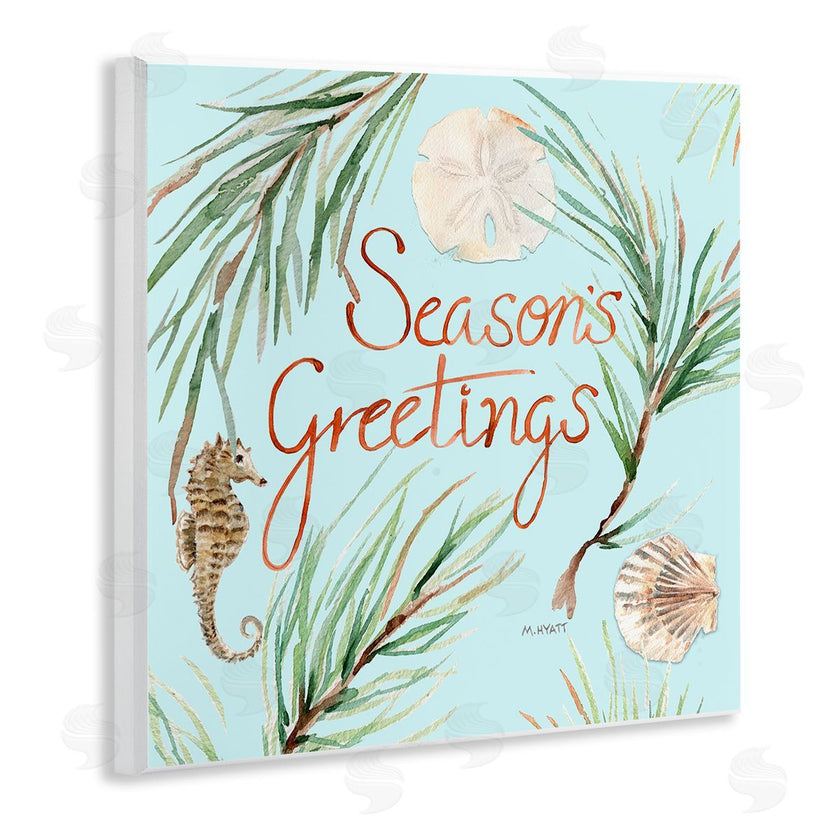 Melissa Hyatt | Season's Greetings Nautical Christmas Seahorse
