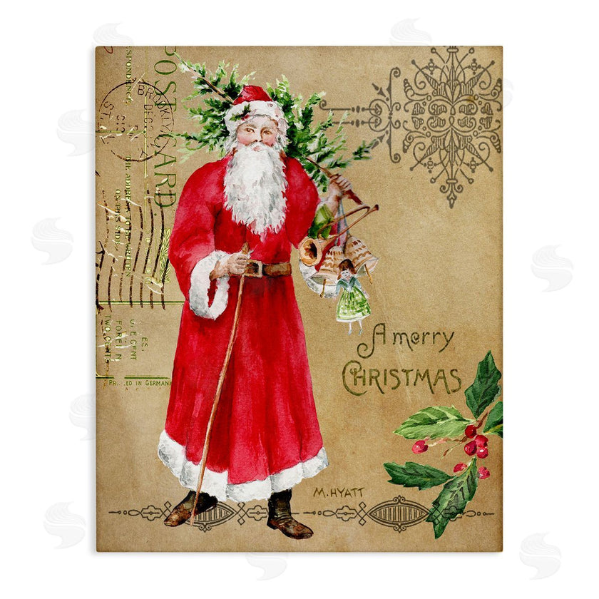 Melissa Hyatt | Vintage Santa Claus Postal Design