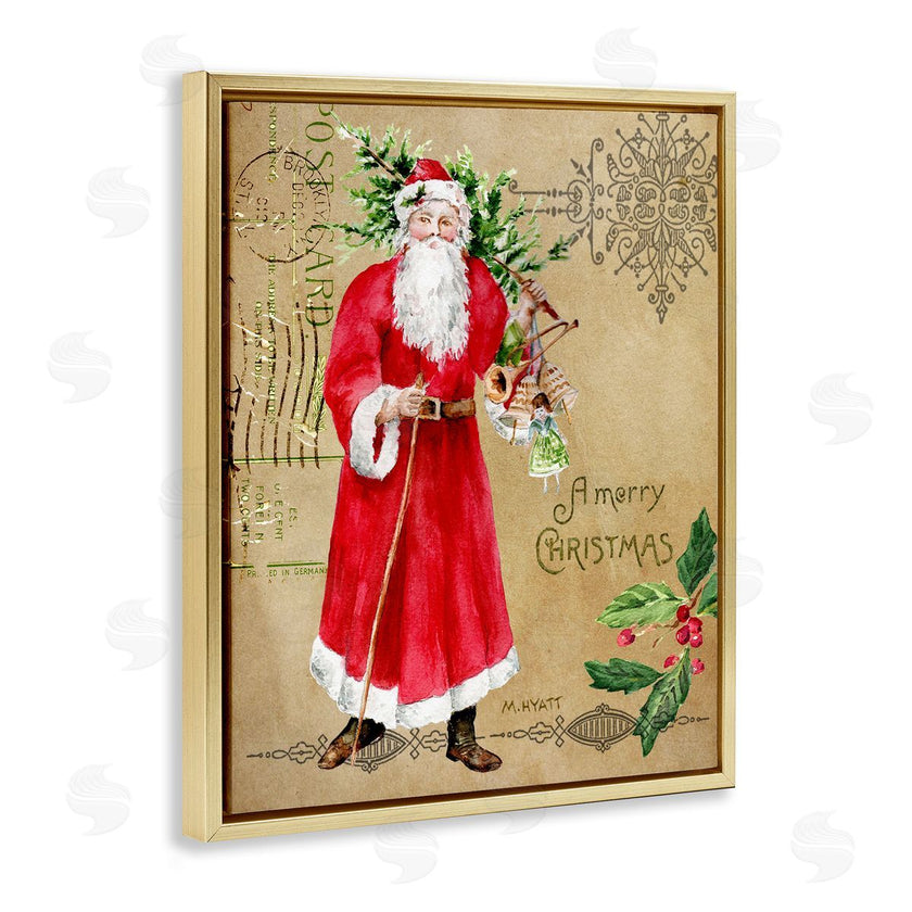 Melissa Hyatt | Vintage Santa Claus Postal Design