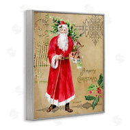 Melissa Hyatt | Vintage Santa Claus Postal Design