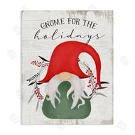 Stupell Studio | Gnome for the Holidays Pun