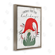 Stupell Studio | Gnome for the Holidays Pun