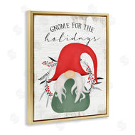 Stupell Studio | Gnome for the Holidays Pun