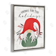 Stupell Studio | Gnome for the Holidays Pun