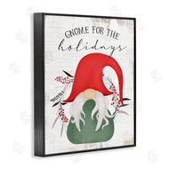 Stupell Studio | Gnome for the Holidays Pun