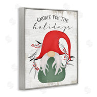 Stupell Studio | Gnome for the Holidays Pun