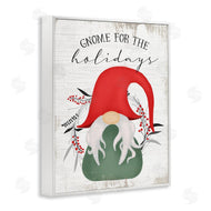 Stupell Studio | Gnome for the Holidays Pun