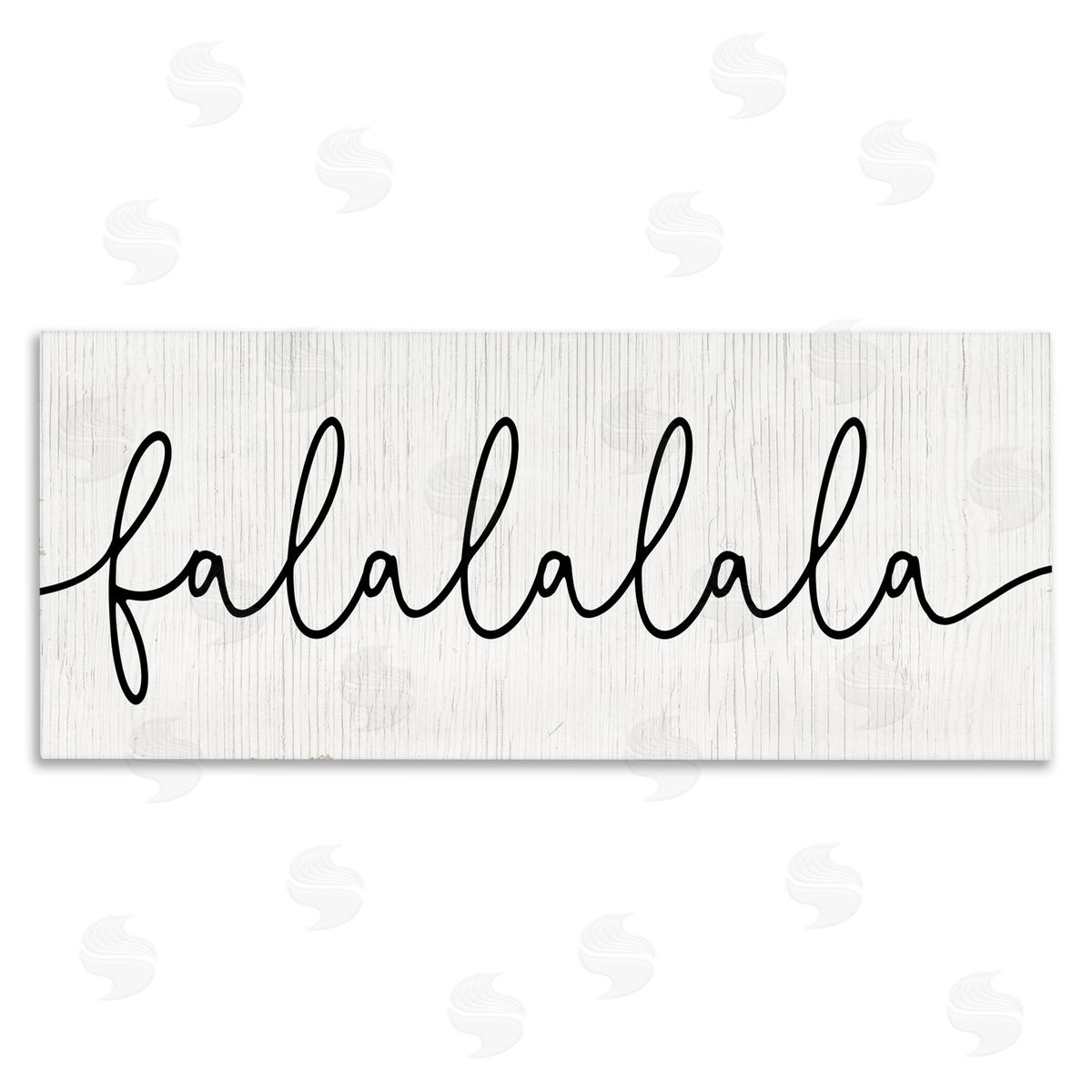Falalalala Minimal Holiday Phrase Canvas Wall Art, Home Decor by Stupell Studio
