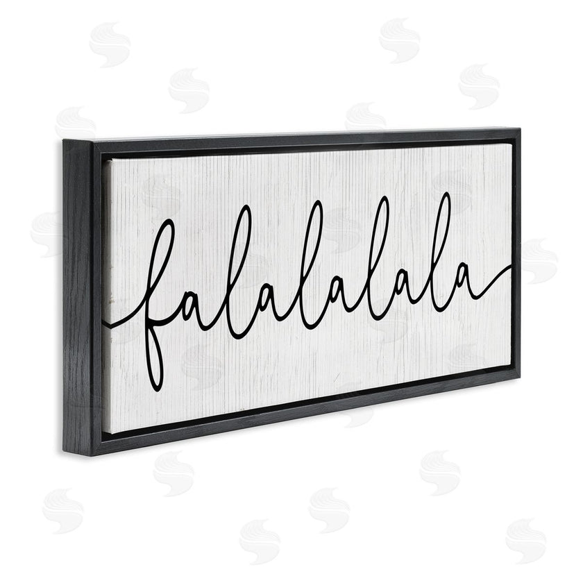 Stupell Studio | Falalalala Minimal Holiday Phrase