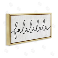 Stupell Studio | Falalalala Minimal Holiday Phrase