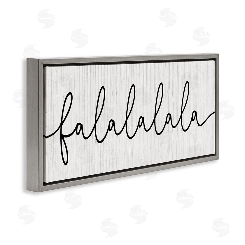 Stupell Studio | Falalalala Minimal Holiday Phrase