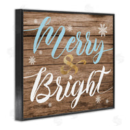 Stupell Studio | Rustic Merry and Bright Christmas