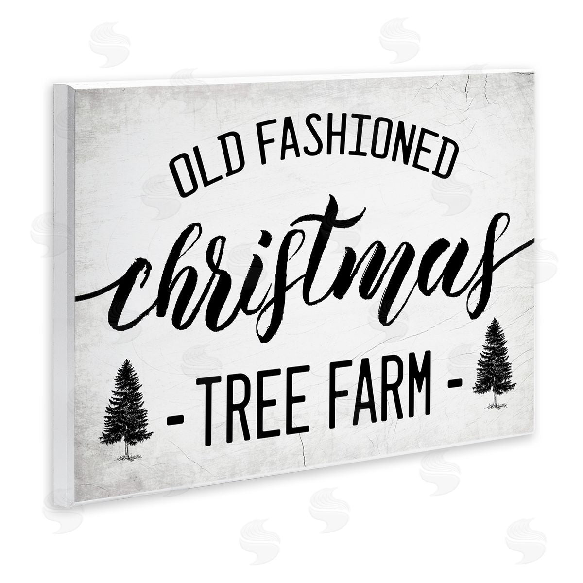 Stupell Studio Rustic Minimal Christmas Tree Farm Wall Plaque Art