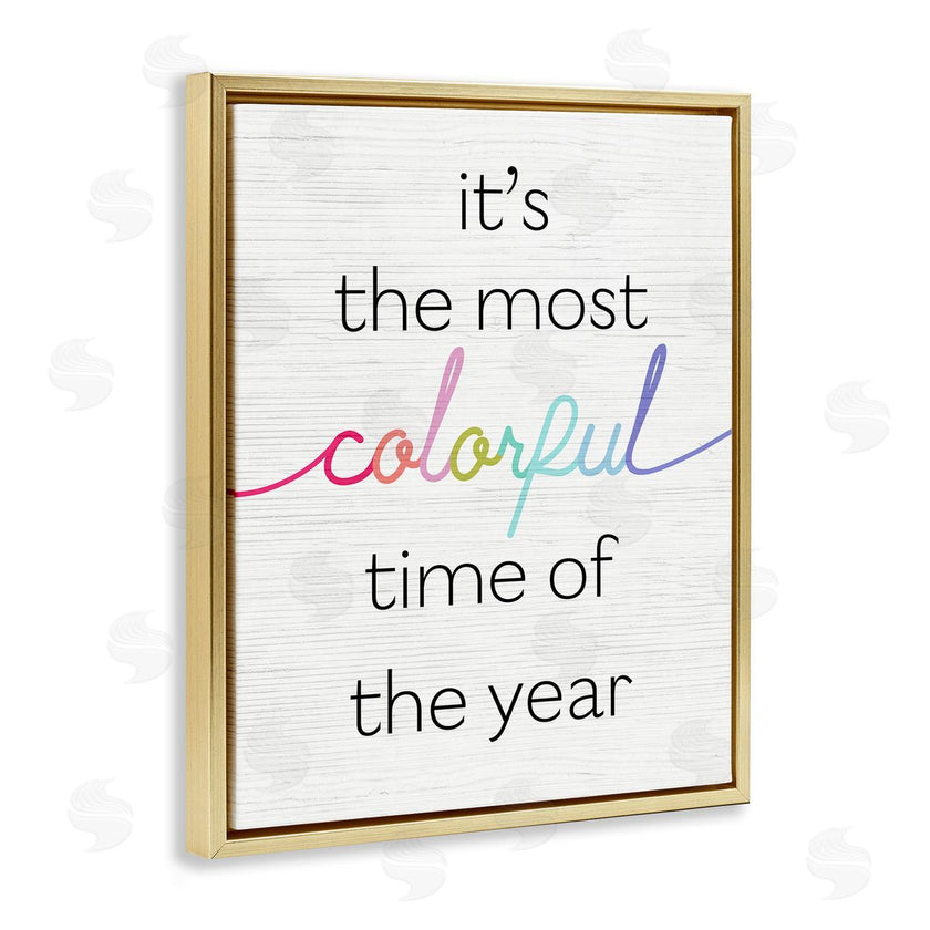 Stupell Studio | Most Colorful Time Whimsical Holiday