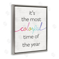Stupell Studio | Most Colorful Time Whimsical Holiday