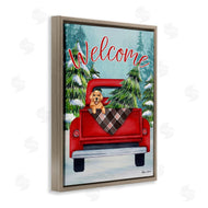 Sheri Hart | Red Truck Christmas Pet Dog