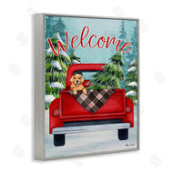 Sheri Hart | Red Truck Christmas Pet Dog
