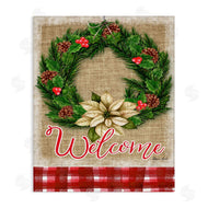 Sheri Hart | Welcome Cottage Wreath Pinecones