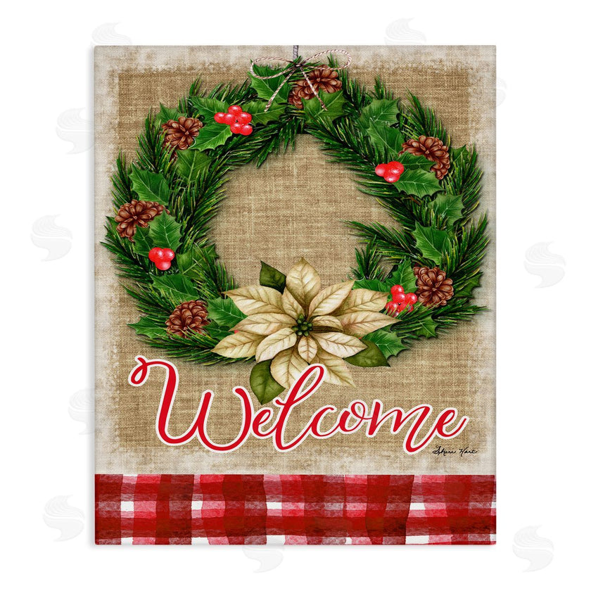 Sheri Hart | Welcome Cottage Wreath Pinecones