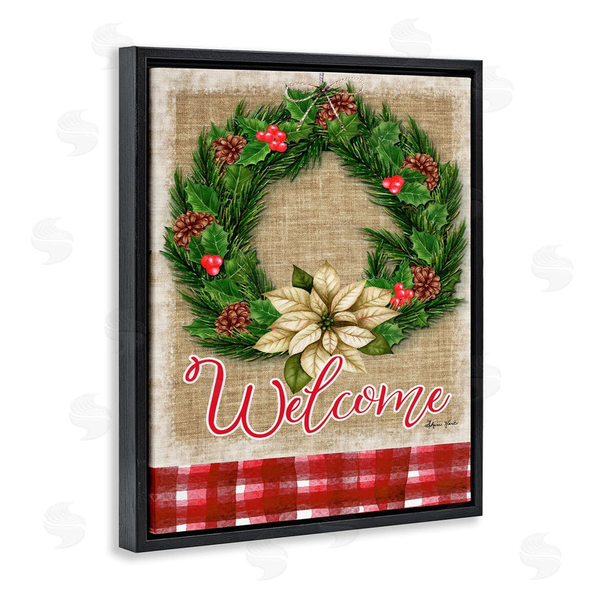 Sheri Hart | Welcome Cottage Wreath Pinecones