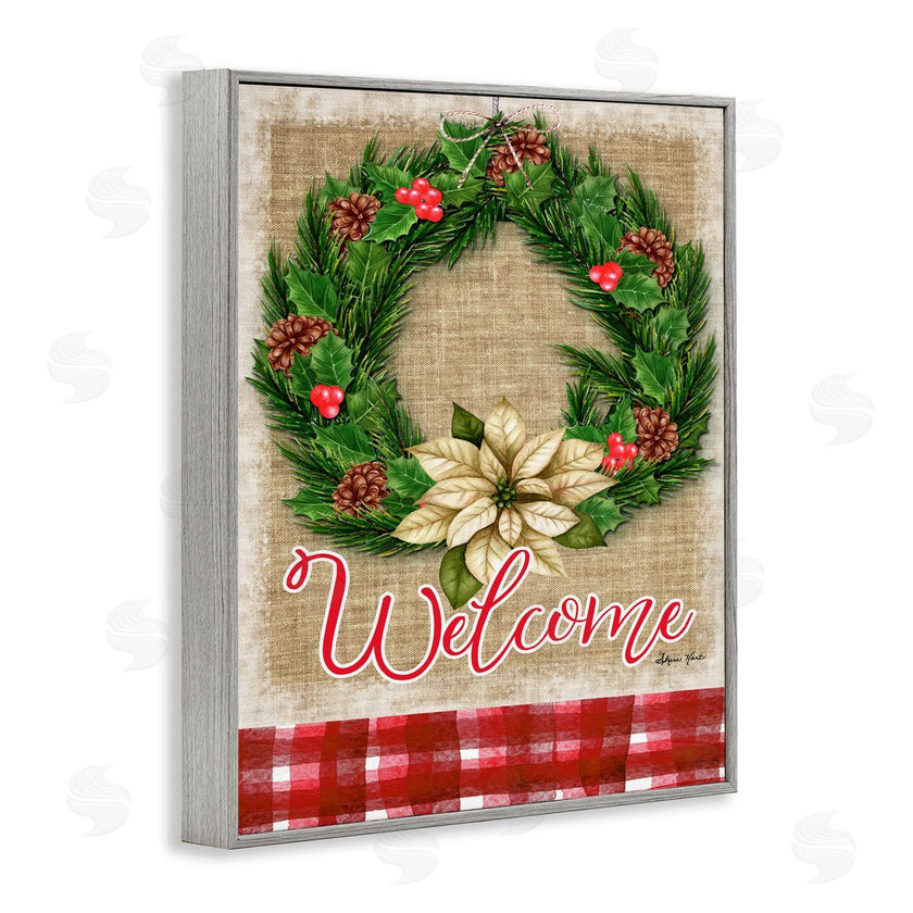 Sheri Hart | Welcome Cottage Wreath Pinecones