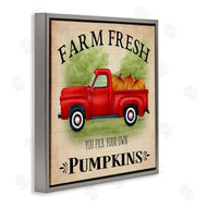 Sheri Hart | Farm Fresh Pumpkins Red Truck