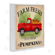Sheri Hart | Farm Fresh Pumpkins Red Truck