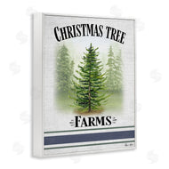 Sheri Hart | Traditional Christmas Tree Blue Stripe