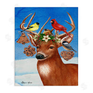 Sheri Hart | Reindeer Antler Ornaments with Birds