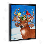 Sheri Hart | Reindeer Antler Ornaments with Birds