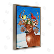 Sheri Hart | Reindeer Antler Ornaments with Birds