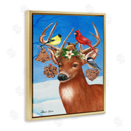 Sheri Hart | Reindeer Antler Ornaments with Birds