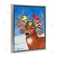 Sheri Hart | Reindeer Antler Ornaments with Birds