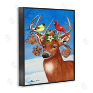Sheri Hart | Reindeer Antler Ornaments with Birds
