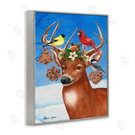 Sheri Hart | Reindeer Antler Ornaments with Birds