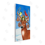 Sheri Hart | Reindeer Antler Ornaments with Birds