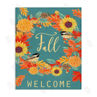 Andrea Tachiera | Fall Welcome Autumn Harvest Wreath